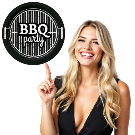 talerzyki papierowe bbq party paw 18 cm 10 szt