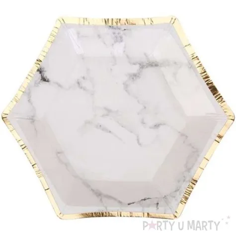 talerzyki papierowe bialy marmurek neviti 12 5 cm 8 szt