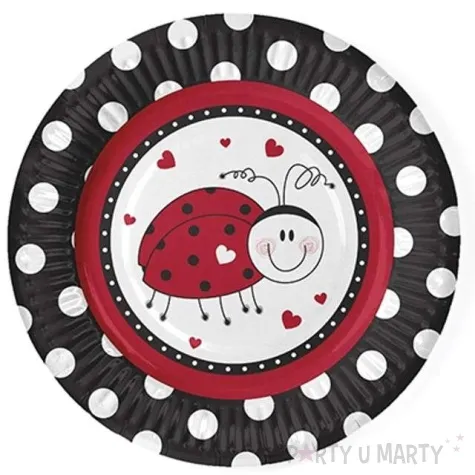 talerzyki papierowe biedronka 18 cm 6 szt