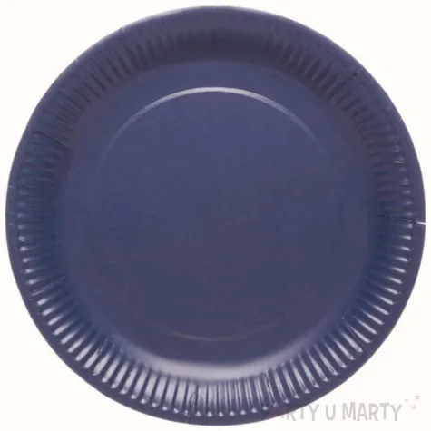 talerzyki papierowe blueberry granatowy amscan 23 cm 8 szt