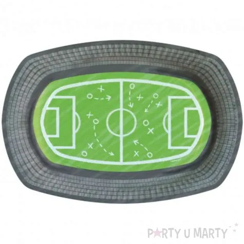 talerzyki papierowe boisko pilka nozna amscan 24 cm 6 szt