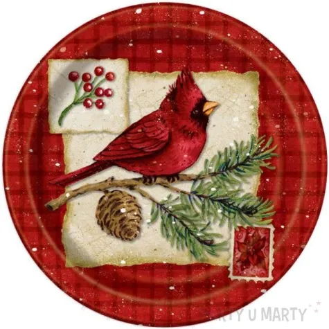 talerzyki papierowe boze narodzenie unique 23 cm 8 szt