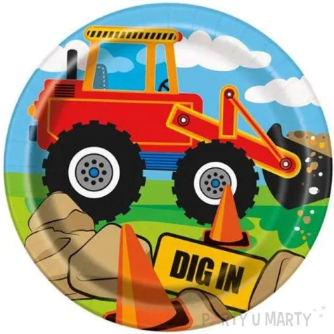 talerzyki papierowe budowa 18 cm 8 szt