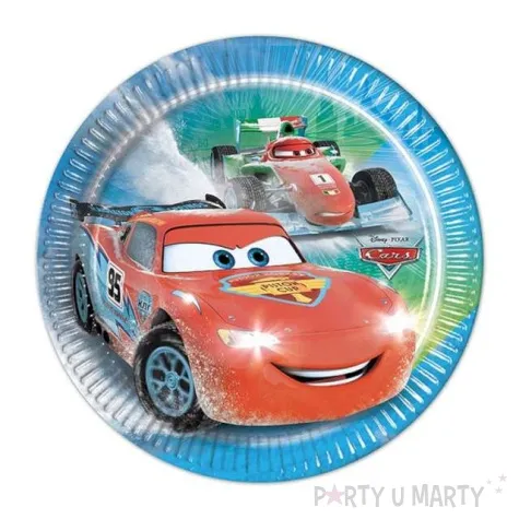 talerzyki papierowe cars ice 20 cm 8 szt