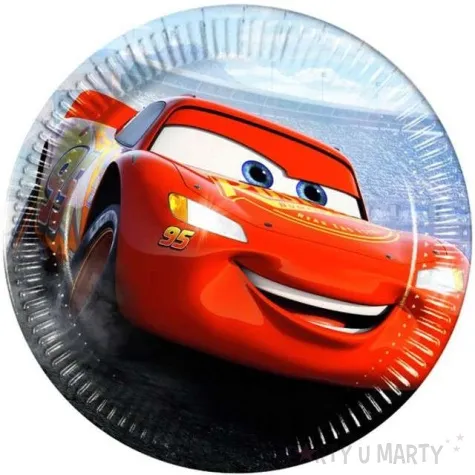 talerzyki papierowe cars the legend of the track procos 20 cm 8 szt
