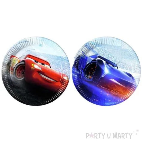 talerzyki papierowe cars the legend of the track procos 23 cm 8 szt