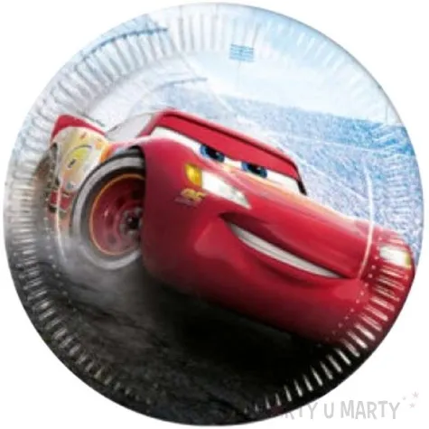 talerzyki papierowe cars the legend of the track procos 23 cm 8 szt