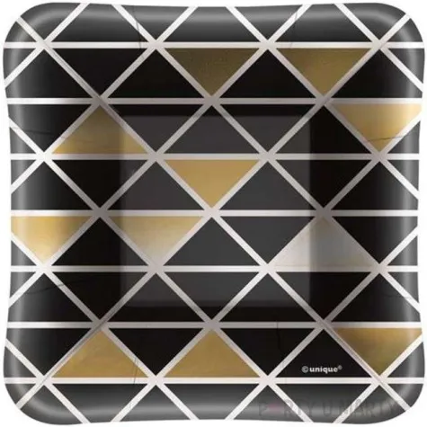 talerzyki papierowe chick party unique 13 cm 8 szt