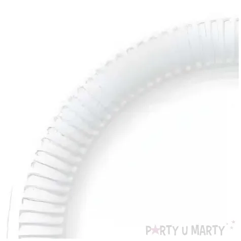 talerzyki papierowe classic bialy 18 cm 20 szt