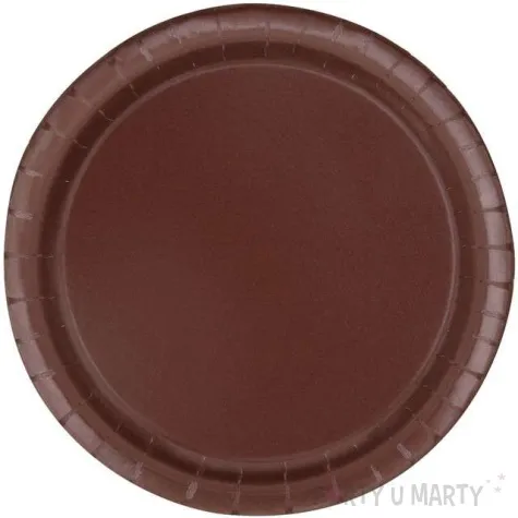 talerzyki papierowe classic brazowy unique 23 cm 16 szt