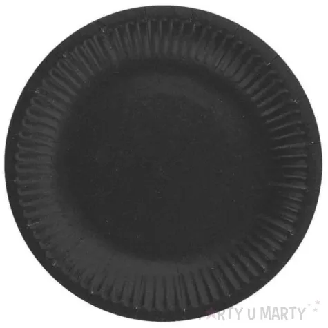 talerzyki papierowe classic czarny godan 18 cm 6 szt