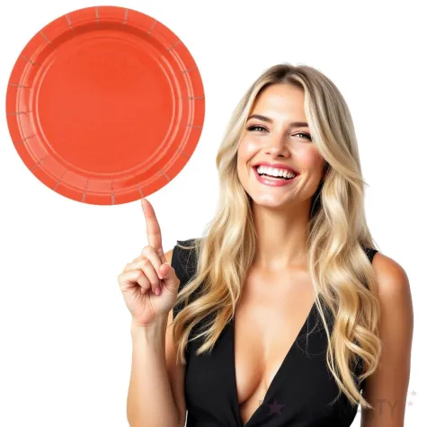 talerzyki papierowe classic czerwone godan 18 cm 20 szt