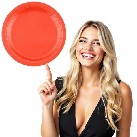 talerzyki papierowe classic czerwone godan 23 cm 14 szt