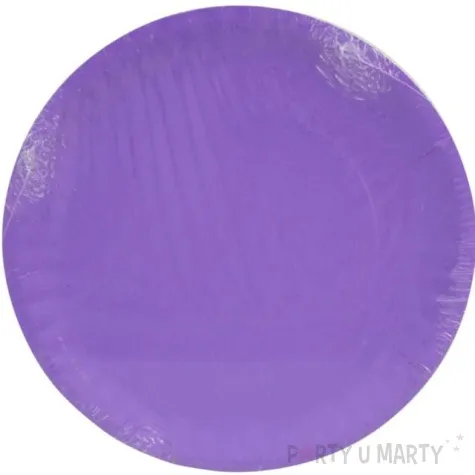 talerzyki papierowe classic fioletowe arpex 18 cm 10 szt