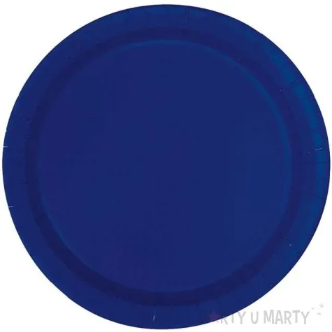 talerzyki papierowe classic granatowe unique 18 cm 20 szt