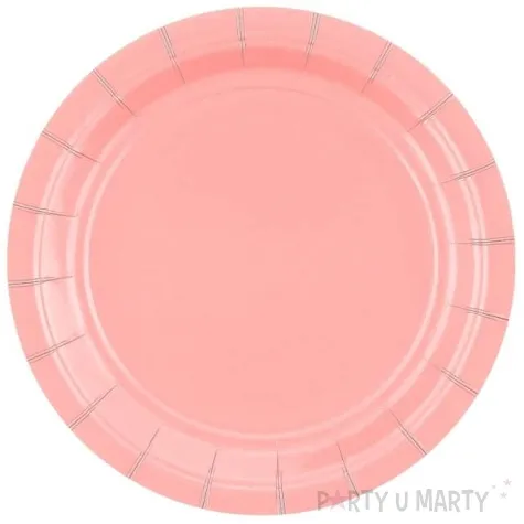 talerzyki papierowe classic jasnorozowe godan 18 cm 20 szt