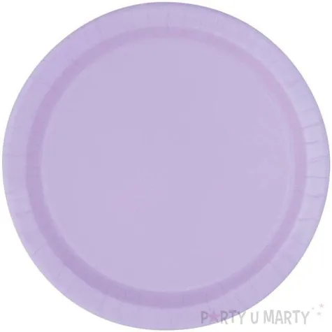 talerzyki papierowe classic lawendowe unique 18 cm 20 szt