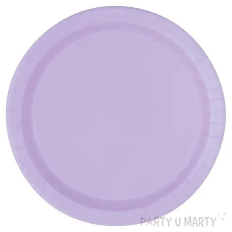 talerzyki papierowe classic lawendowe unique 23 cm 16 szt