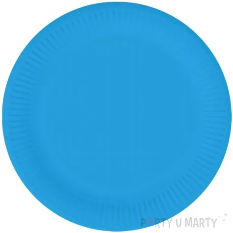 talerzyki papierowe classic niebieski congee 18 cm 6 szt