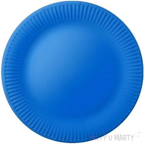 talerzyki papierowe classic niebieskie fsopakowania 23 cm 8 szt