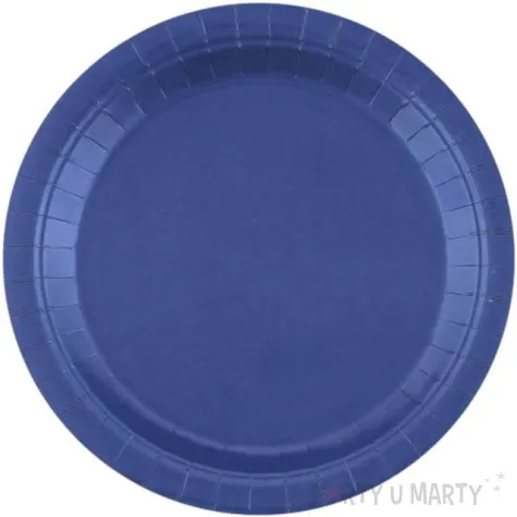 talerzyki papierowe classic niebieskie godan 23 cm 14 szt