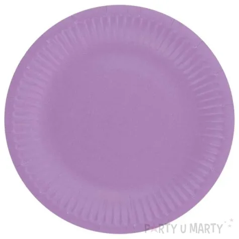talerzyki papierowe classic okragle godan lawendowy 18 cm 6 szt