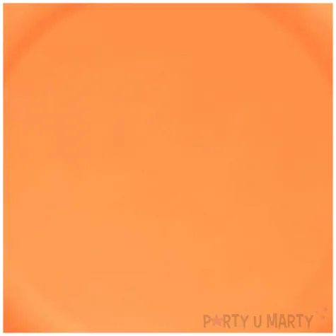 talerzyki papierowe classic okragle pomaranczowy godan 18 cm 6 szt