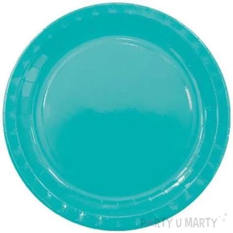 talerzyki papierowe classic procos turkusowe 23 cm 8 szt