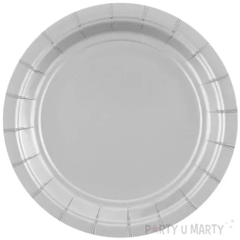 talerzyki papierowe classic srebrne godan 18 cm 20 szt