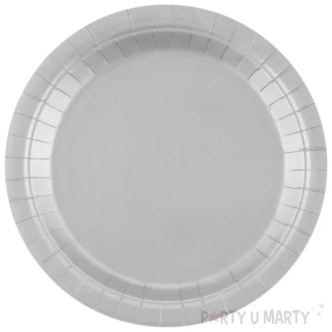 talerzyki papierowe classic srebrne godan 23 cm 14 szt