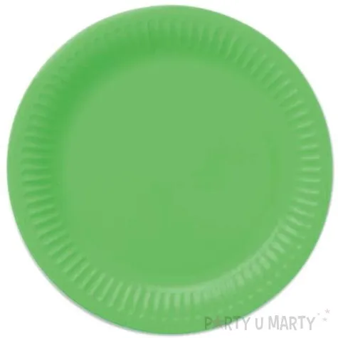 talerzyki papierowe classic zielone 18 cm 6 szt