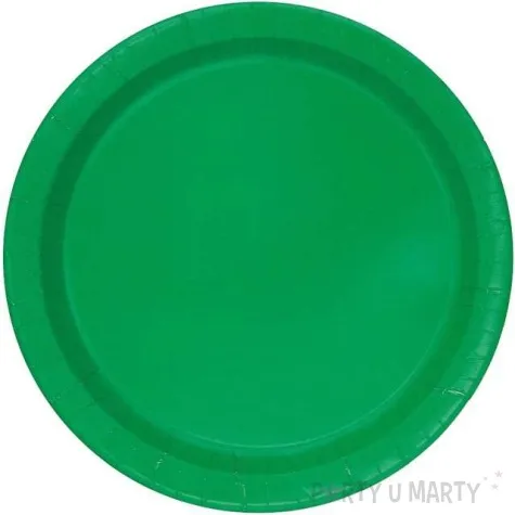 talerzyki papierowe classic zielony unique 18 cm 20 szt