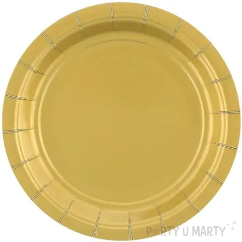 talerzyki papierowe classic zlote godan 18 cm 20 szt