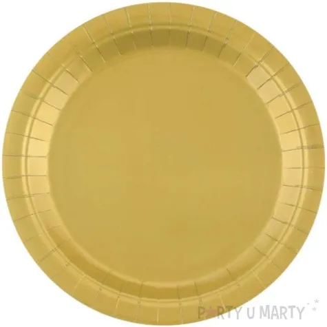 talerzyki papierowe classic zlote godan 23 cm 14 szt