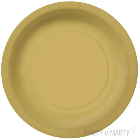 talerzyki papierowe classic zlote paw 18 cm 10 szt