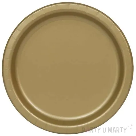 talerzyki papierowe classic zloty unique 18 cm 20 szt