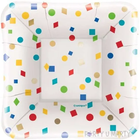 talerzyki papierowe diamond party unique 13 cm 8 szt