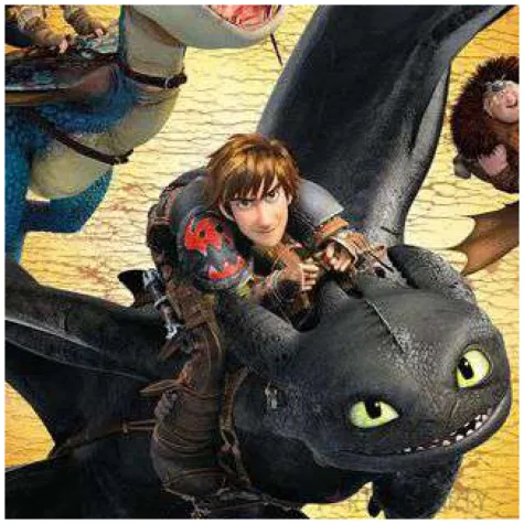 talerzyki papierowe dragons procos 23 cm 8 szt