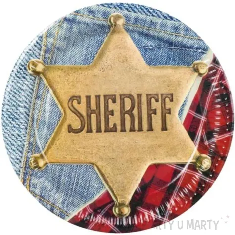 talerzyki papierowe dziki zachod boland 23 cm 6 szt