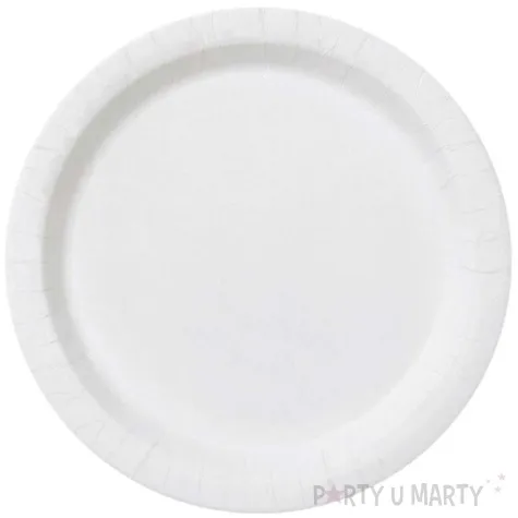 talerzyki papierowe eco classic biale unique 23 cm 8 szt