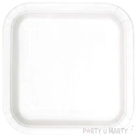 talerzyki papierowe eco classic kwadratowe biale paw 23 cm 10 szt