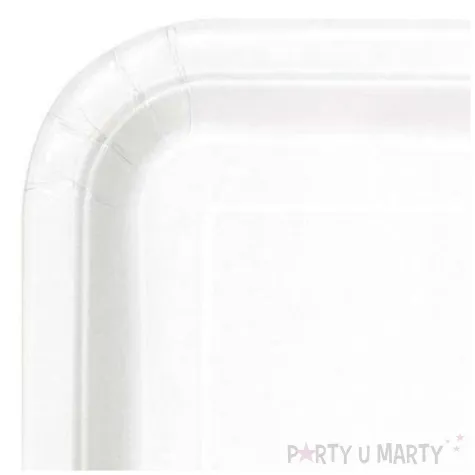 talerzyki papierowe eco classic kwadratowe biale paw 23 cm 10 szt