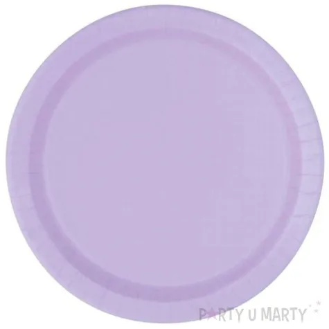 talerzyki papierowe eco classic lawendowe unique 23 cm 8 szt