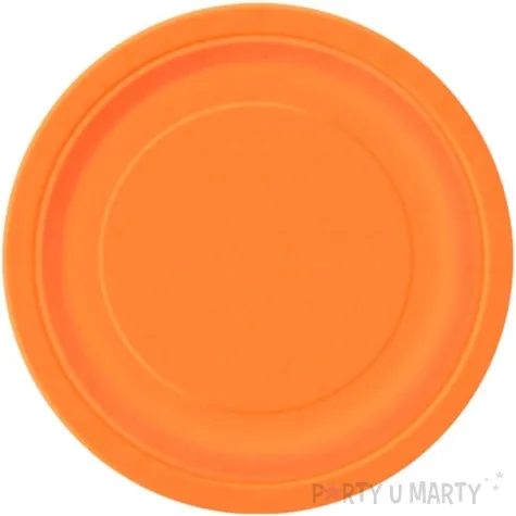 talerzyki papierowe eco classic pomaranczowy unique 23 cm 8 szt
