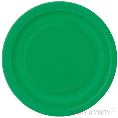 talerzyki papierowe eco classic zielony unique 23 cm 8 szt