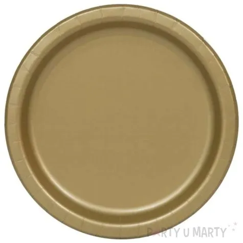 talerzyki papierowe eco classic zloty unique 23 cm 16 szt