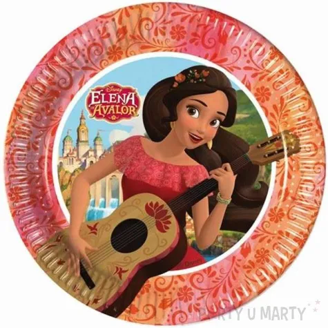 talerzyki papierowe elena ov avalor procos 20 cm 8 szt