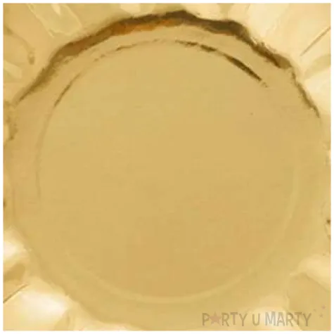 talerzyki papierowe falowane premium zlote givi italia 21 cm 8 szt