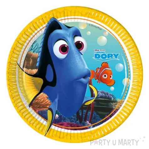 talerzyki papierowe finding dory procos 20 cm 8 szt