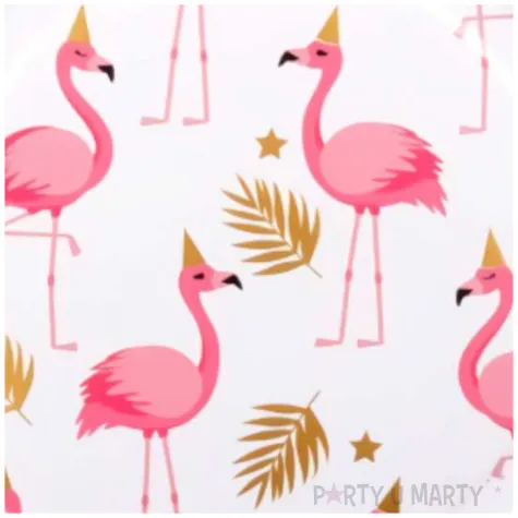 talerzyki papierowe flamingi hawajskie boland 23 cm 10 szt